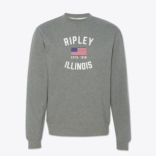 Ripley Illinois Patriot Crewneck Sweatshirt