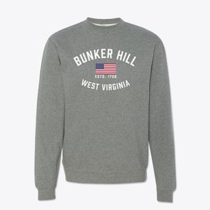 Bunker Hill West Virginia Patriot Crewneck Sweatshirt