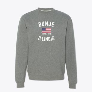Bunje Illinois Patriot Crewneck Sweatshirt