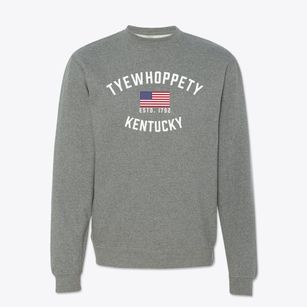 Tyewhoppety Kentucky Patriot Crewneck Sweatshirt