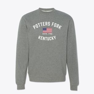 Potters Fork Kentucky Patriot Crewneck Sweatshirt