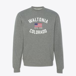 Waltonia Colorado Patriot Crewneck Sweatshirt