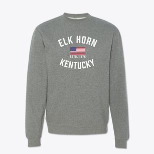 Elk Horn Kentucky Patriot Crewneck Sweatshirt