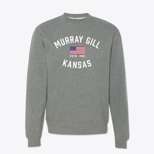 Murray Gill Kansas Patriot Crewneck Sweatshirt
