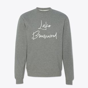 Lake Brownwood Texas Freestyle Crewneck Sweatshirt