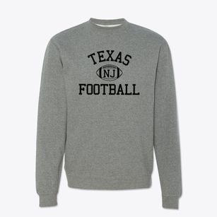 Texas New Jersey Football Crewneck Sweatshirt