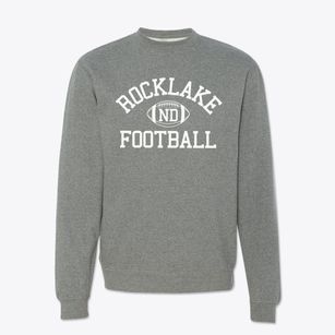Rocklake North Dakota Football Crewneck Sweatshirt