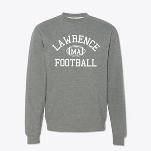 Lawrence Massachusetts Football Crewneck Sweatshirt