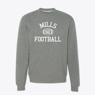 Mills Nebraska Football Crewneck Sweatshirt