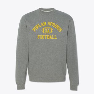 Poplar Springs Georgia Football Crewneck Sweatshirt