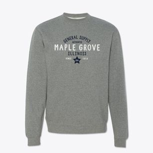 Maple Grove Illinois General Supply Crewneck Sweatshirt