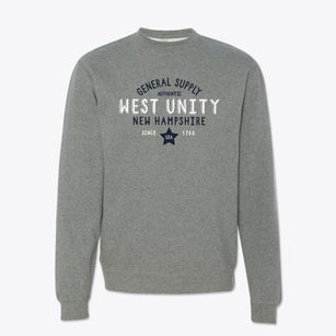 West Unity New Hampshire General Supply Crewneck Sweatshirt
