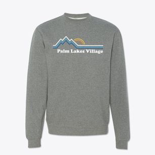 Palm Lakes Village Arizona Mountain View Crewneck Sweatshirt