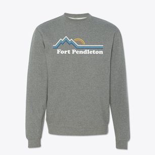 Fort Pendleton Maryland Mountain View Crewneck Sweatshirt