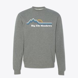 Big Elk Meadows Colorado Mountain View Crewneck Sweatshirt