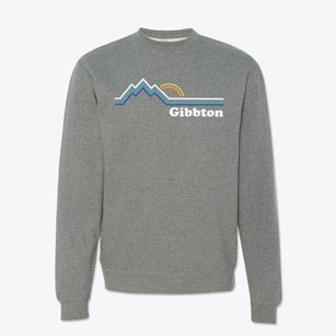Gibbton North Carolina Mountain View Crewneck Sweatshirt