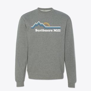 Scribners Mill Maine Mountain View Crewneck Sweatshirt