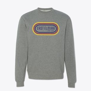 East Elmira New York Color Loop Crewneck Sweatshirt