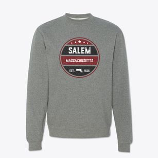 Salem Massachusetts Americana Crewneck Sweatshirt