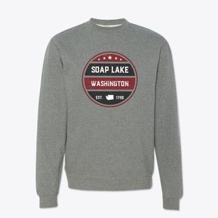 Soap Lake Washington Americana Crewneck Sweatshirt