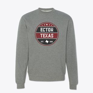 Ector Texas Americana Crewneck Sweatshirt