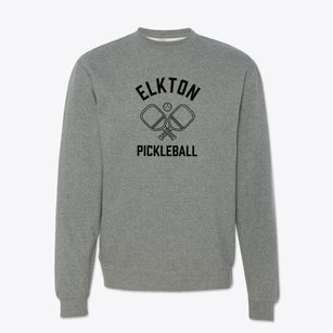 Elkton Oregon Pickleball Crewneck Sweatshirt