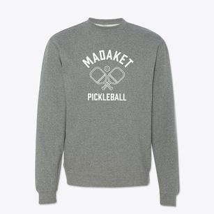 Madaket Massachusetts Pickleball Crewneck Sweatshirt