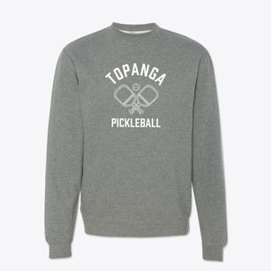 Topanga California Pickleball Crewneck Sweatshirt