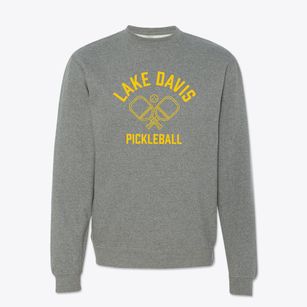 Lake Davis California Pickleball Crewneck Sweatshirt