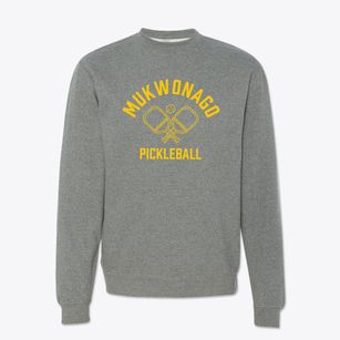 Mukwonago Wisconsin Pickleball Crewneck Sweatshirt