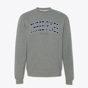 Three Pines Oregon Traditional Crewneck Sweatshirt