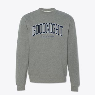 Goodnight Oklahoma Traditional Crewneck Sweatshirt