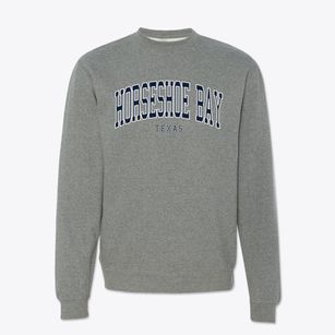 Horseshoe Bay Texas Traditional Crewneck Sweatshirt