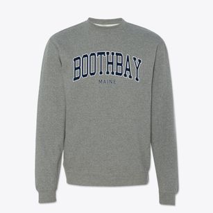 Boothbay Maine Traditional Crewneck Sweatshirt
