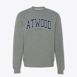 Atwood Kansas Traditional Crewneck Sweatshirt