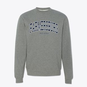 Farmersburg Indiana Traditional Crewneck Sweatshirt