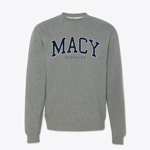 Macy Nebraska Traditional Crewneck Sweatshirt