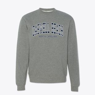 Caswell Beach North Carolina Traditional Crewneck Sweatshirt