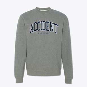 Accident Maryland Traditional Crewneck Sweatshirt