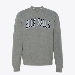 Rock Falls Iowa Traditional Crewneck Sweatshirt