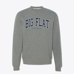 Big Flat Arkansas Traditional Crewneck Sweatshirt