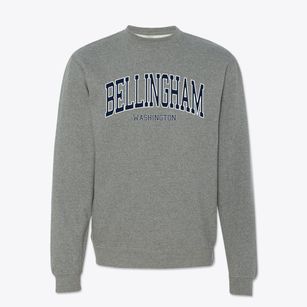 Bellingham Washington Traditional Crewneck Sweatshirt