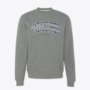 Winding Cypress Florida Traditional Crewneck Sweatshirt