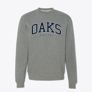 Oaks Maryland Traditional Crewneck Sweatshirt