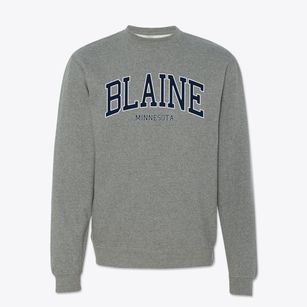 Blaine Minnesota Traditional Crewneck Sweatshirt