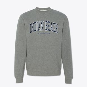 Indian Beach Washington Traditional Crewneck Sweatshirt