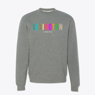 Lexington Virginia Color Pop Crewneck Sweatshirt
