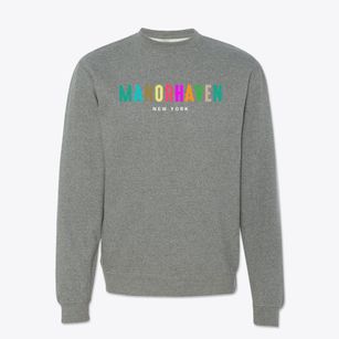 Manorhaven New York Color Pop Crewneck Sweatshirt