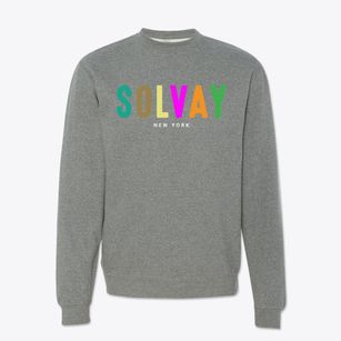 Solvay New York Color Pop Crewneck Sweatshirt