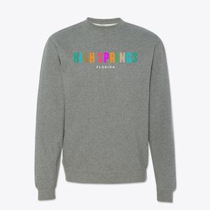 High Springs Florida Color Pop Crewneck Sweatshirt